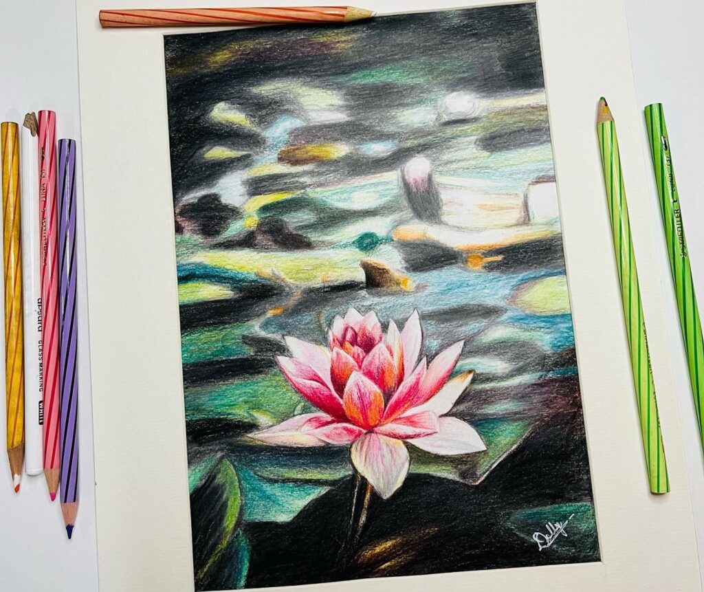 Lotus In The Pond