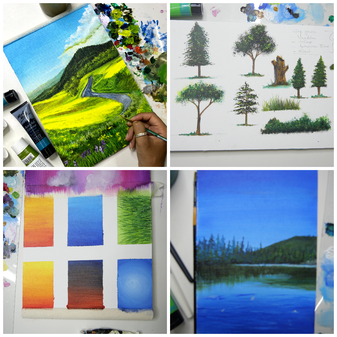 Basic Acrylic Painting Course