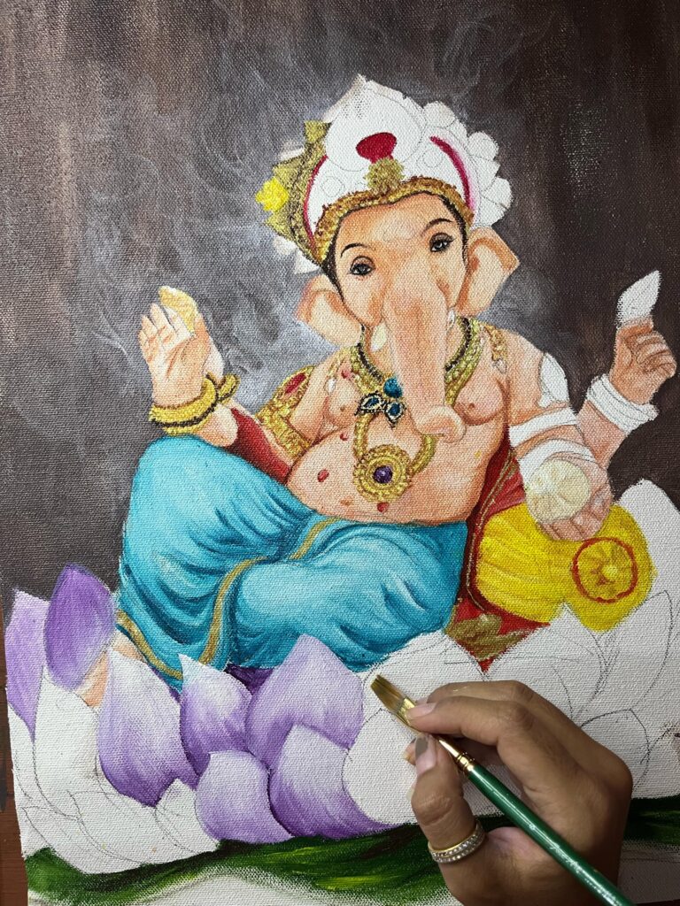 Ganpati Acrylic Painting Course